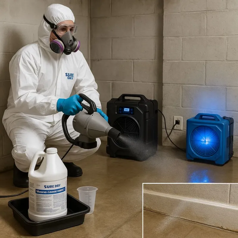 Sanitization and Odor Removal process in Valley Stream, NY